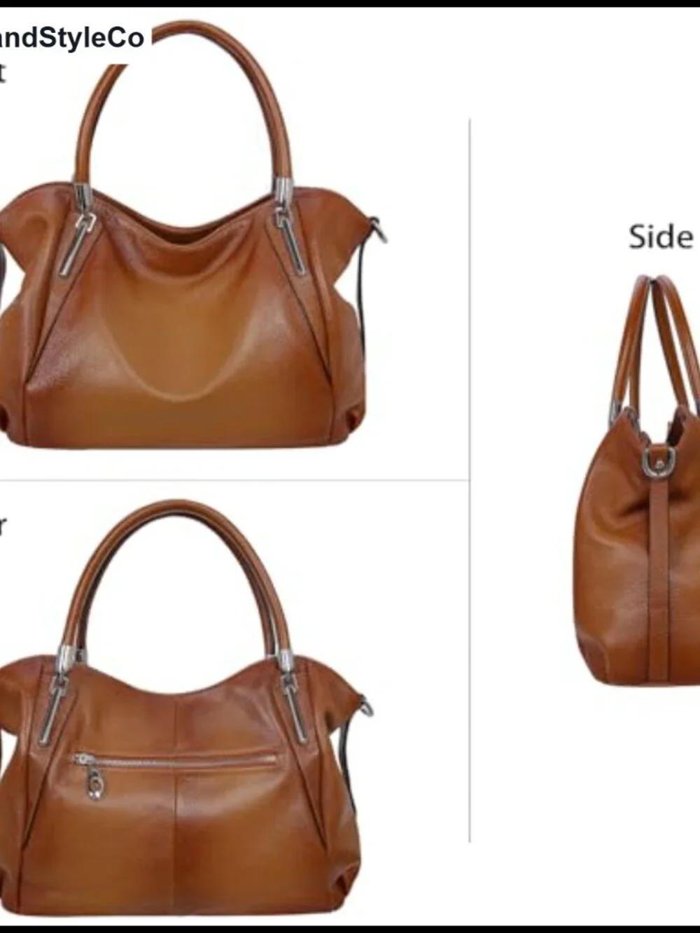 Genuine Leather Shoulder Bag Tote Handbag Satchel Hobo Purse Women